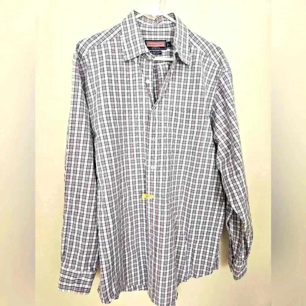 Vineyard Vines Murray Shirt 💯 Cotton Size Large EUC